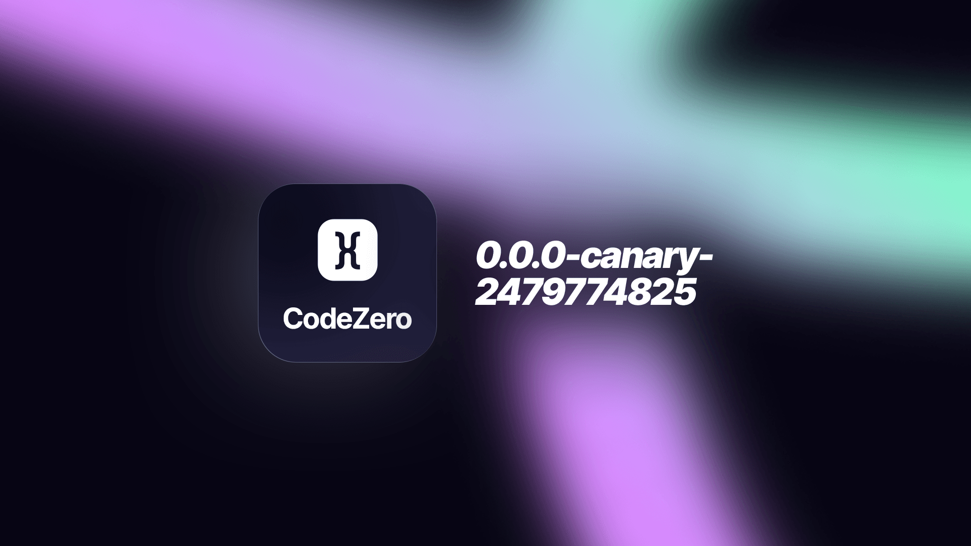 CodeZero releases new canary version